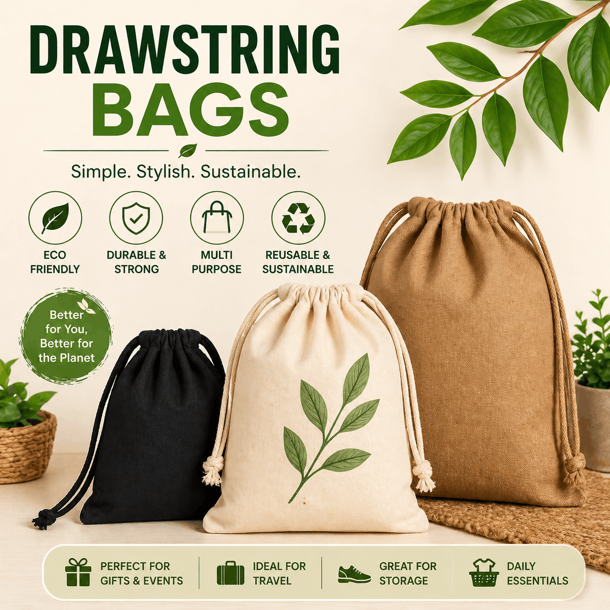 Drawstring Bags