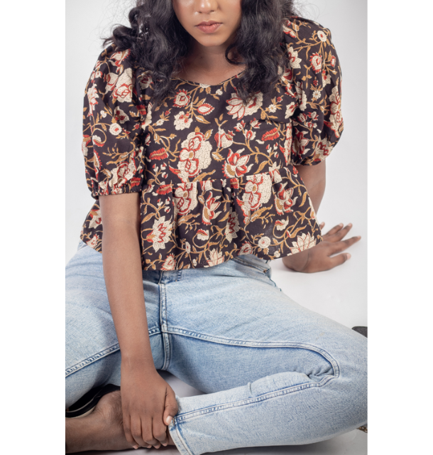 Twilight Garden Pelpum Top