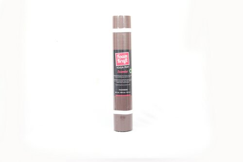 Foamkraft Yoga Mate of 6 mm size  with Brown Color