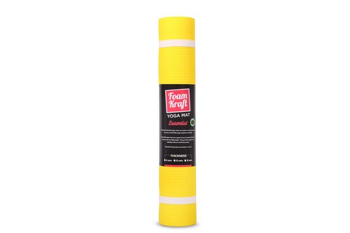 Foamkraft Yoga Mate of 8 mm size  with Yellow Color
