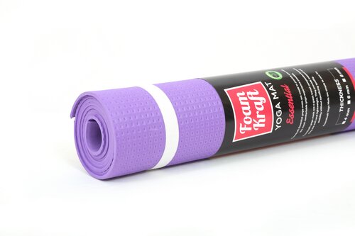 Foamkraft Yoga mate of 8 mm size  with Violet Color
