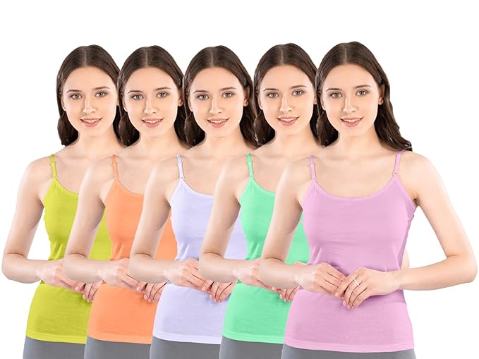 Cotton ELASTICATE Adjustment Slips for Women
