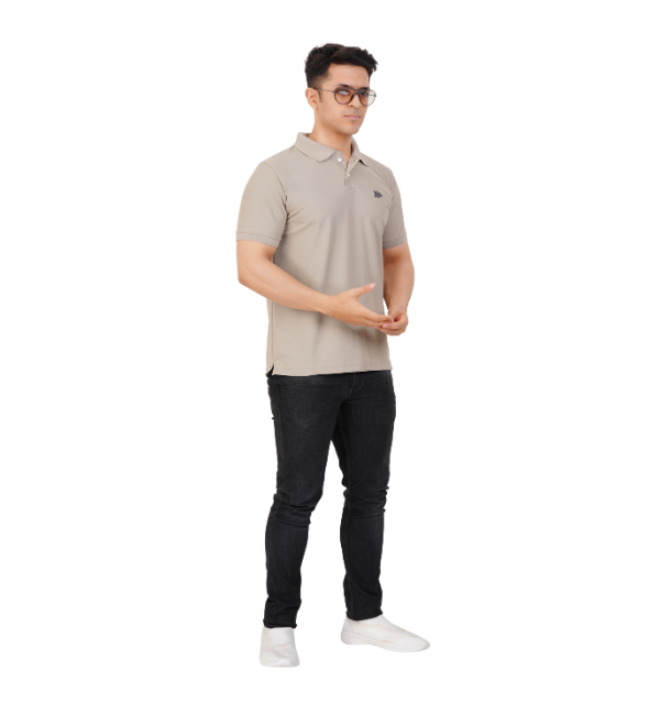 GSN SandStone Polo T Shirt – Beige