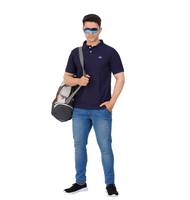 GSN NightWave Polo T Shirt – Navy Blue