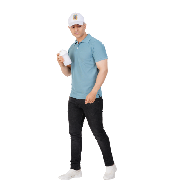 GSN Fresh Polo T Shirt – Sky Blue