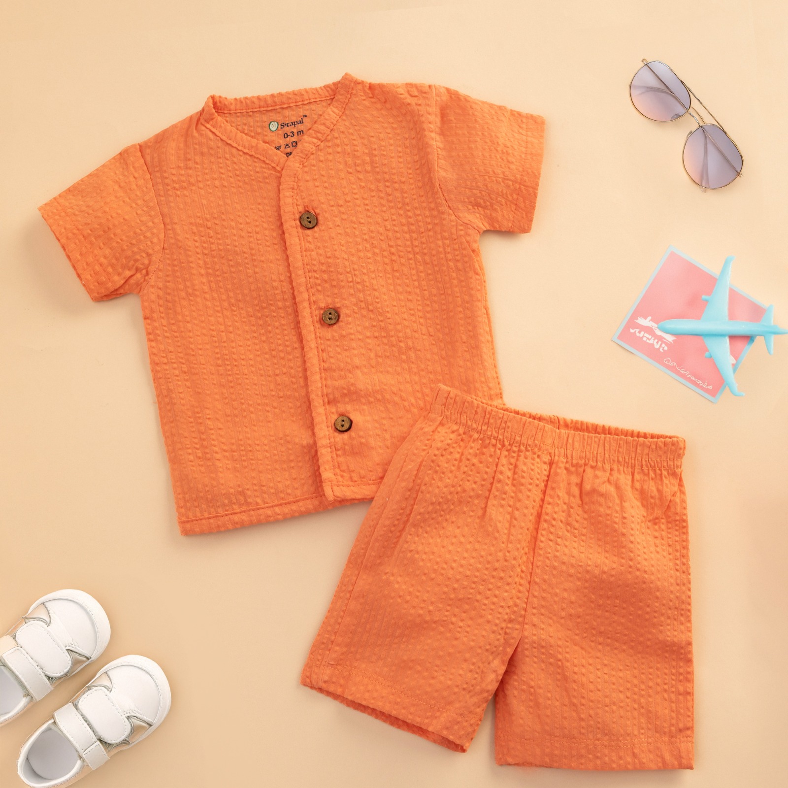 Jabla Seersucker Unisex Set – 100% Cotton | Direct Manufacturer Wholesale