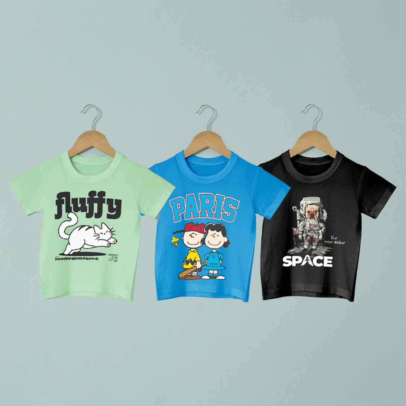 Kids T- Shirt pack of 3 - WVPO3-62