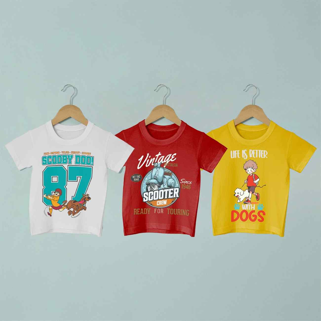 Kids T- Shirt pack of 3 - WVPO3-14