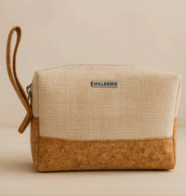 Eco Stash Luma (M) Banana Fiber + Cork