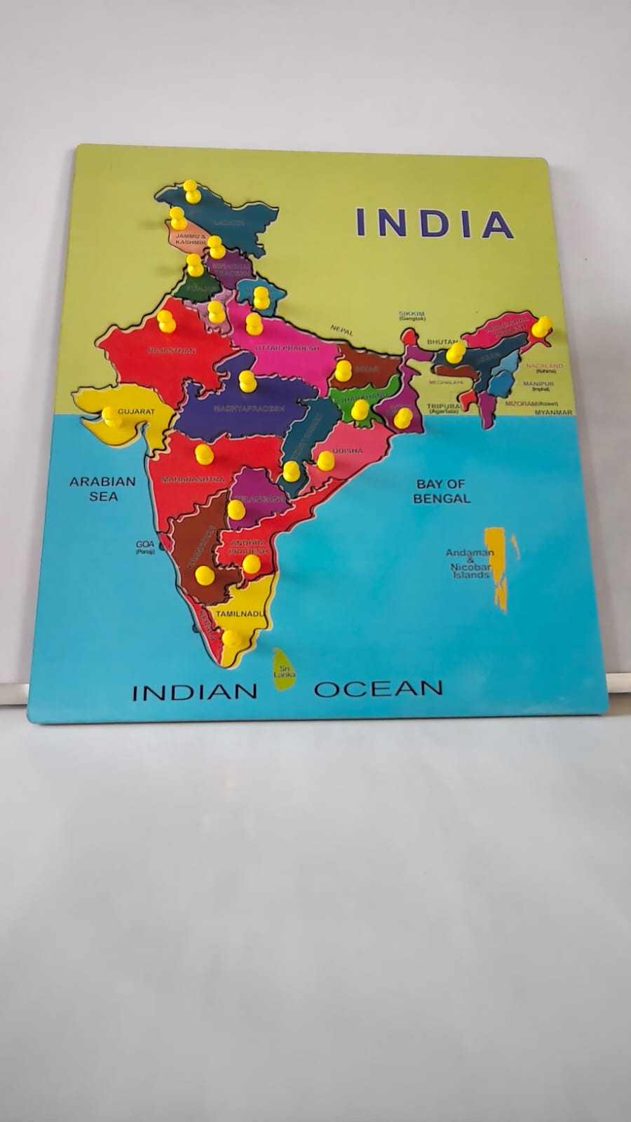 30 piece puzzle india map