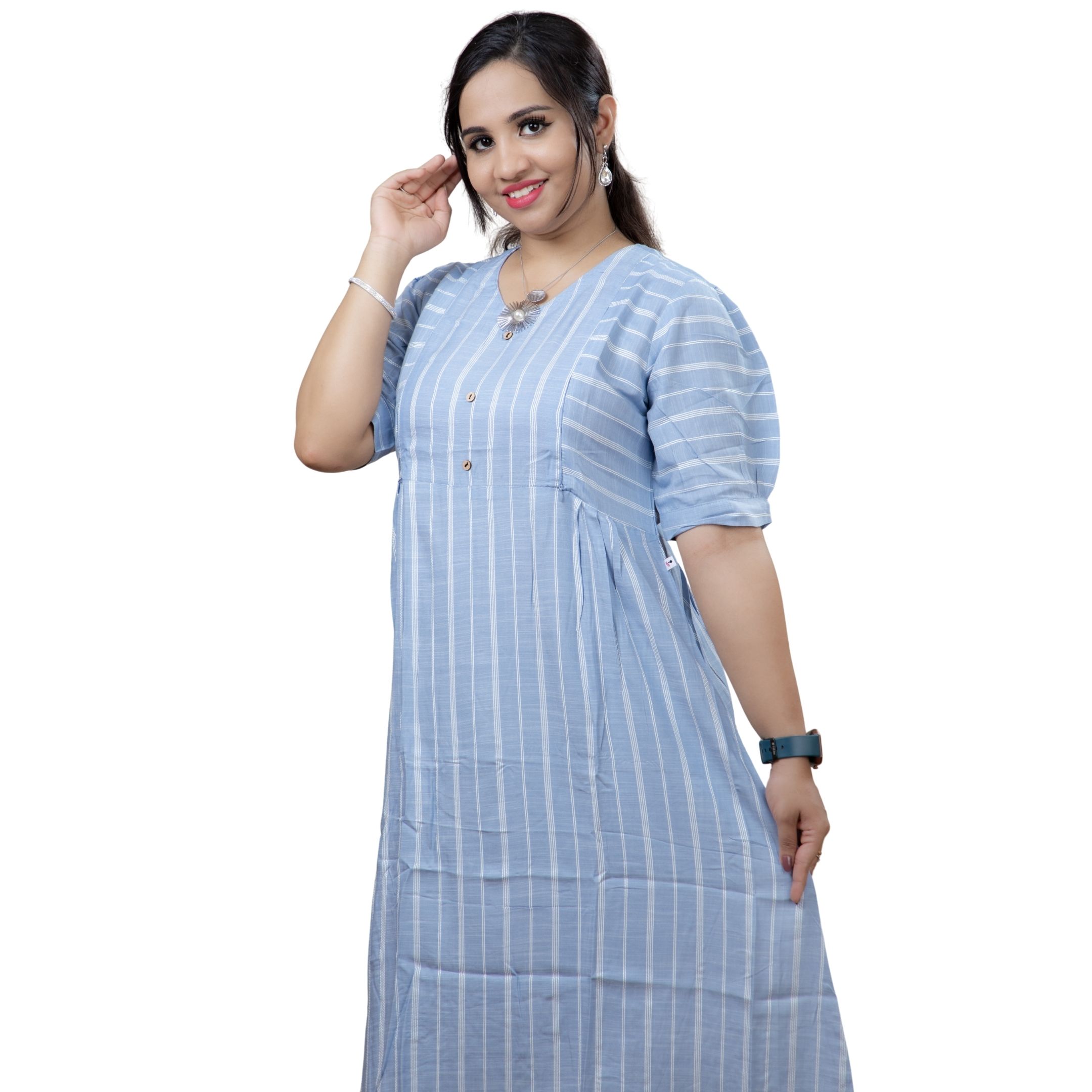 Feeding Top - sky blue - Shara