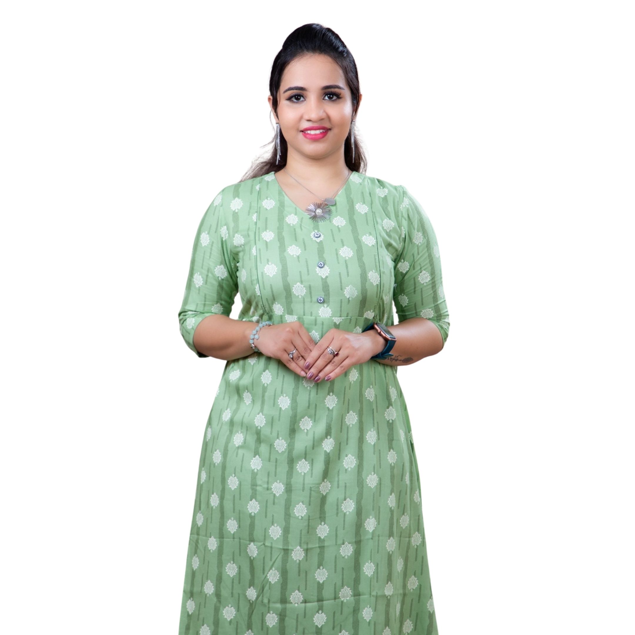 Feeding Top - Light Green color - Shara