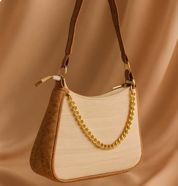 Boho Bag Banana Fiber + Cork