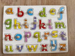 Wooden Plain Small abc board_PEG Model)